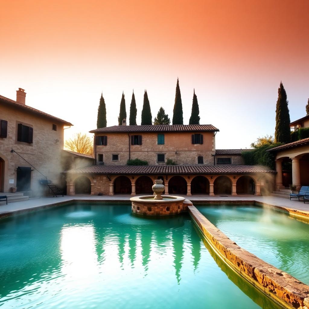 Bagno Vignoni — Val d'Orcia, Toscane